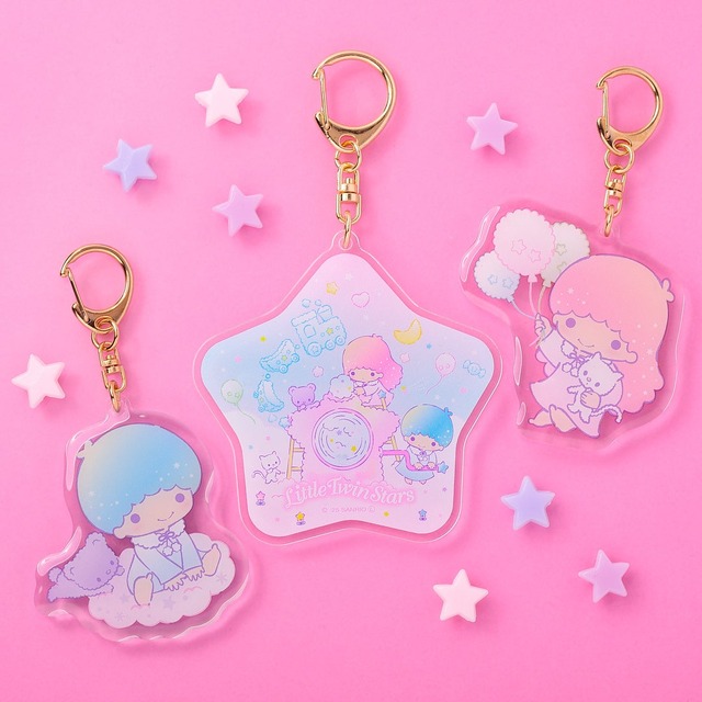 リトルツインスターズ 雲製造機BIGアクリルキーホルダー