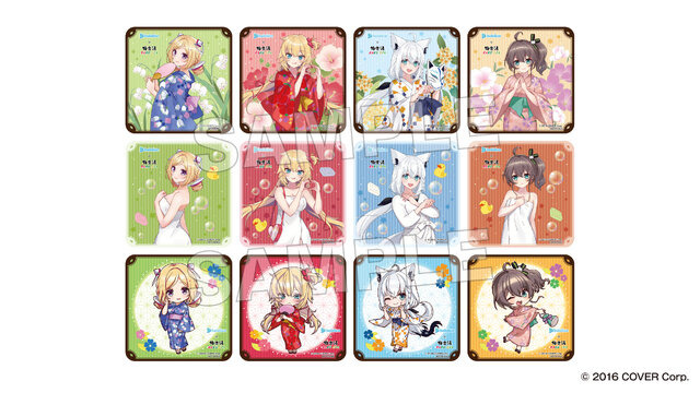 ホロライブ・白上フブキら1期生のフロ上がり姿にドキッ！「極楽湯」コラボに限定グッズやスペシャルメニューがズラリ