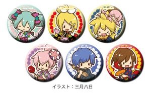 缶バッジ-三月八日