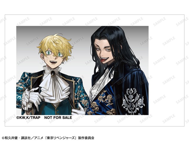 描き起こし Art by AU 場地 圭介&松野 千冬 スーツver. イラストカード アニメイト限定特典