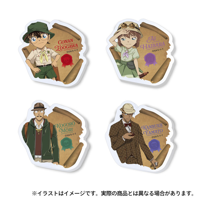 TVアニメ『名探偵コナン』「探検隊シリーズ　ダイカットアクリルステッカー」（C）青山剛昌／小学館・読売テレビ・TMS 1996