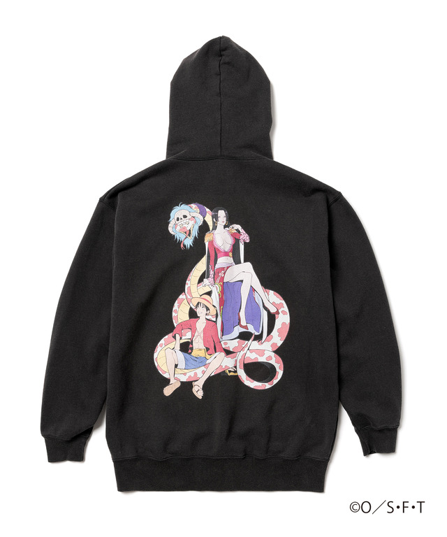「ONE PIECE × ZOZOTOWN　ZIPUP HOODIE　ルフィ＆ハンコック」（C）O／S・F・T
