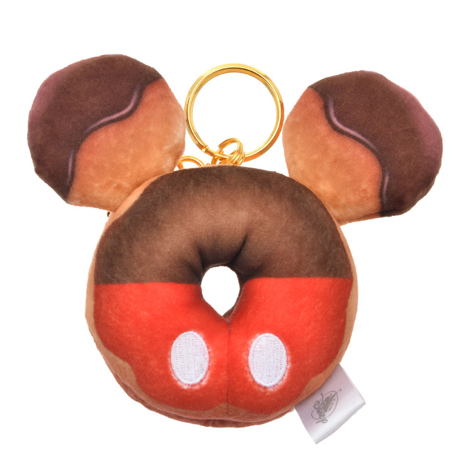 ディズニーストア「ミッキー ぬいぐるみキーホルダー・キーチェーン ドーナツ MICKEY'S BAKERY」（C）Disney