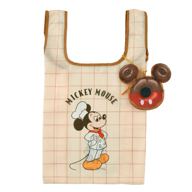 ディズニーストア「ミッキー、チップ＆デール ショッピングバッグ・エコバッグ ポーチ入り MICKEY'S BAKERY」（C）Disney