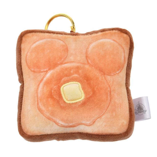 ディズニーストア「ミッキー ぬいぐるみキーホルダー・キーチェーン トースト MICKEY'S BAKERY」（C）Disney