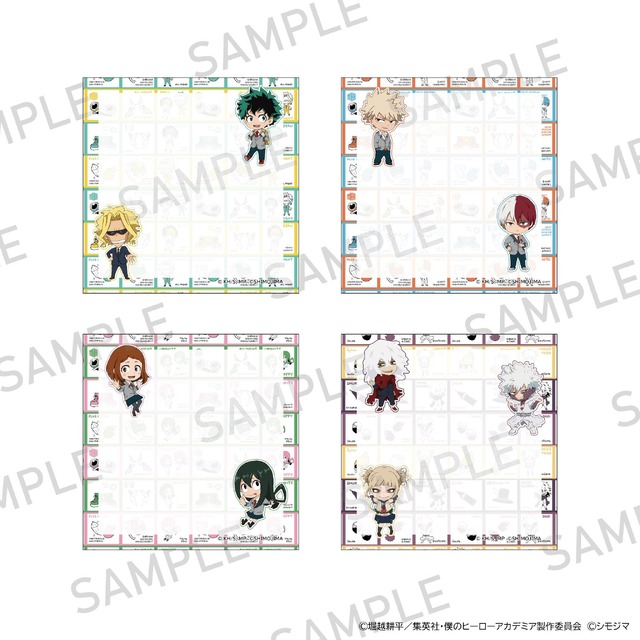 TVアニメ『僕のヒーローアカデミア』×シモジマ「メモ帳  シモジマコラボver.」（C）堀越耕平／集英社・僕のヒーローアカデミア製作委員会（C）シモジマ