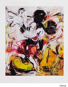 「YUKIMASA IDA “ONLY TIME WILL TELL” POP UP SHOP POWERED BY ZOZOVILLA」井田幸昌　シルクスクリーン 《Only Time Will Tell》500,000円（C）Disney（C）IDA Studio Inc.