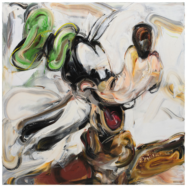 Only Time Will Tell -Goofy Goof- 162×162cm, Oil on canvas（C）Disney（C）IDA Studio Inc.