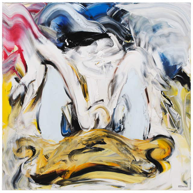 Only Time Will Tell -Donald Duck- 162×162cm, Oil on canvas（C）Disney（C）IDA Studio Inc.