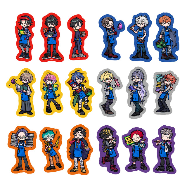 『ヒプノシスマイク -Division Rap Battle-』トレーディングステッカー （C）ヒプノシスマイク -Division Rap Battle- Movie