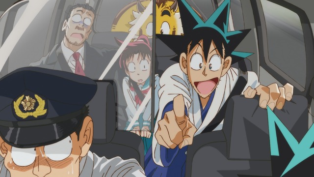 アニメ『真・侍伝 YAIBA』第1話先行場面カット（C）青山剛昌／小学館／真・侍伝YAIBA製作委員会