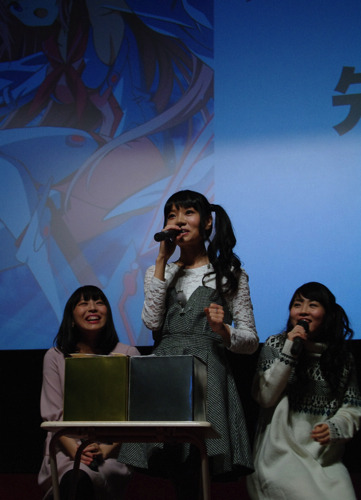 山本希望がツインテールでの出演を公約　「蒼の彼方のフォーリズム」先行上映会　