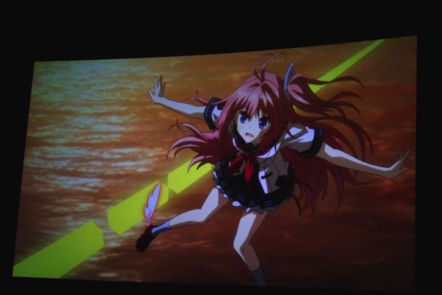 山本希望がツインテールでの出演を公約　「蒼の彼方のフォーリズム」先行上映会　