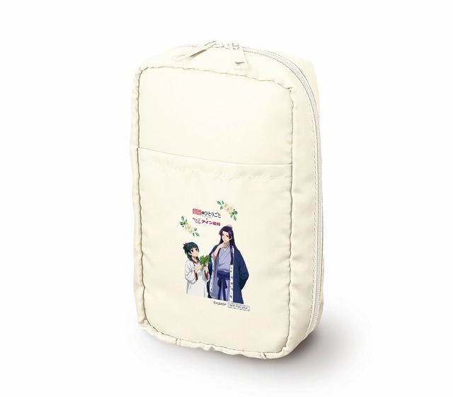 TVアニメ『薬屋のひとりごと』×アイン薬局 ポーチ（C）日向夏・イマジカインフォス／「薬屋のひとりごと」製作委員会