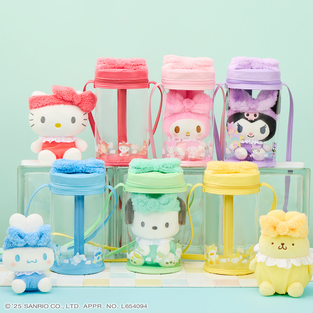 「ナムコで推し色！～カラフルバスタイム～」クリアポシェット（C）'25 SANRIO CO., LTD. APPR. NO. L654094（C）Bandai Namco Amusement Inc.