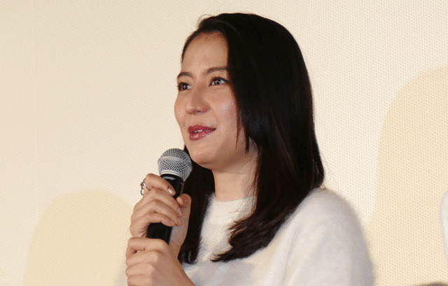 長澤まさみ／『映画 妖怪ウォッチ エンマ大王と5つの物語だニャン！』初日舞台挨拶