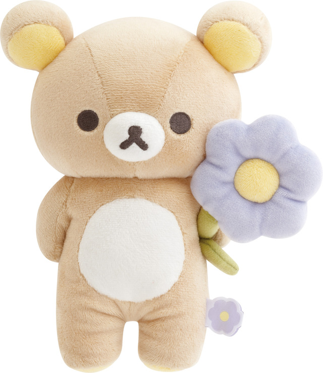 「リラックマ『BASIC RILAKKUMA Flower』ぬいぐるみ リラックマ」（C）2025 SAN-X CO., LTD. ALL RIGHTS RESERVED.