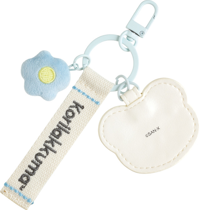 「リラックマ『BASIC RILAKKUMA Flower』ワッペンキーホルダー コリラックマ」（C）2025 SAN-X CO., LTD. ALL RIGHTS RESERVED.