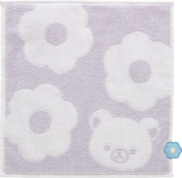 「リラックマ『BASIC RILAKKUMA Flower』ミニタオル コリラックマ」（C）2025 SAN-X CO., LTD. ALL RIGHTS RESERVED.