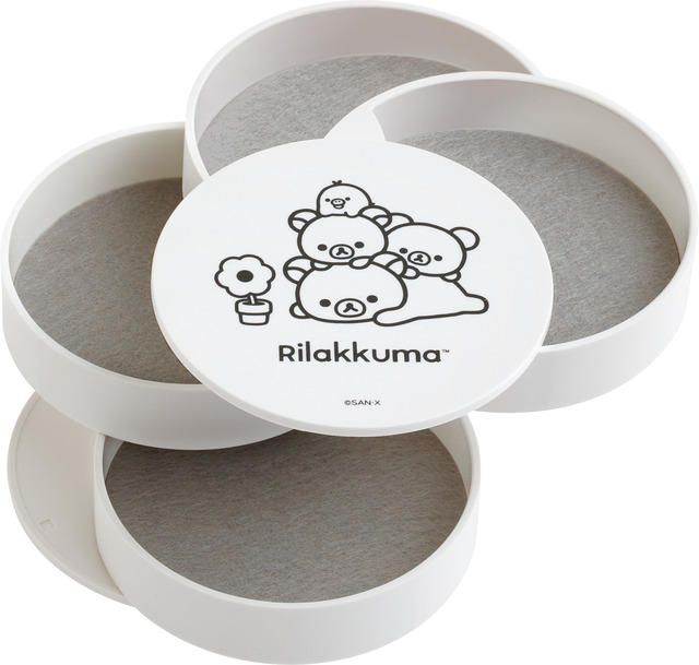 「リラックマ『BASIC RILAKKUMA Flower』アクセサリートレイ」（C）2025 SAN-X CO., LTD. ALL RIGHTS RESERVED.