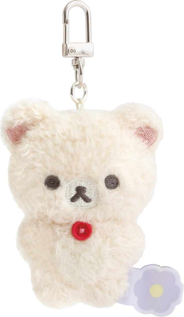 「リラックマ『BASIC RILAKKUMA Flower』ぶらさげぬいぐるみ コリラックマ」（C）2025 SAN-X CO., LTD. ALL RIGHTS RESERVED.