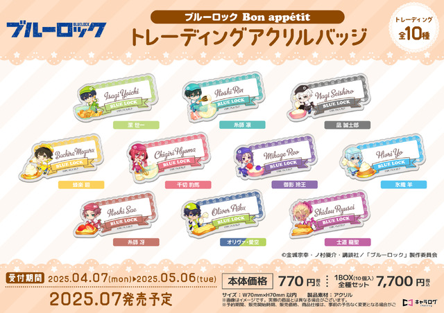 トレーディングアクリルバッジ