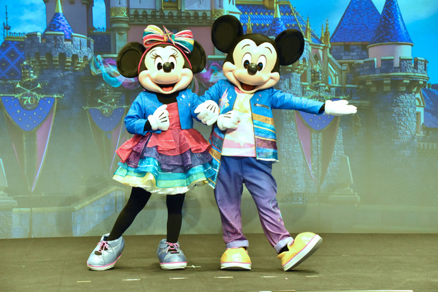 カリフォルニア ディズニーランド・リゾート 開園70周年 プレス発表会の様子