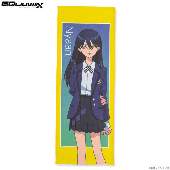 機動戦士Gundam GQuuuuuuX キャラクターイラスト フェイスタオル（C）創通・サンライズ