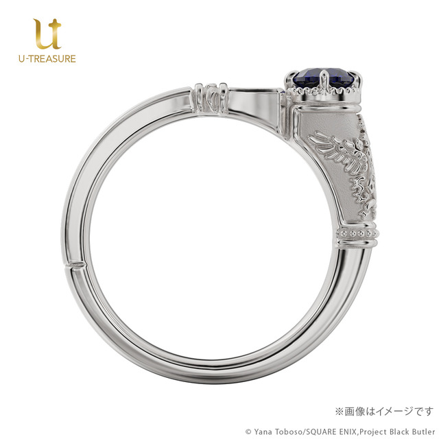 TVアニメ『黒執事 -寄宿学校編-』「シエル イニシャルリング（シルバー925）」（C）Yana Toboso/SQUARE ENIX,Project Black Butler