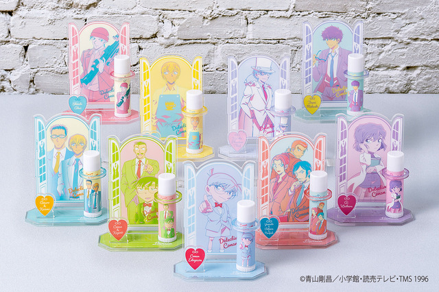 『Lovisia 名探偵コナンリップクリーム＆リップスタンド セット』各1,870円（税込）