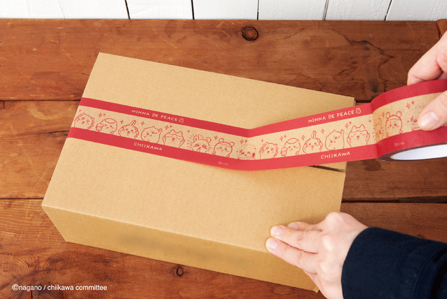 『ちいかわ』の郵便局アイテム「クラフトテープ」（C）nagano / chiikawa committe