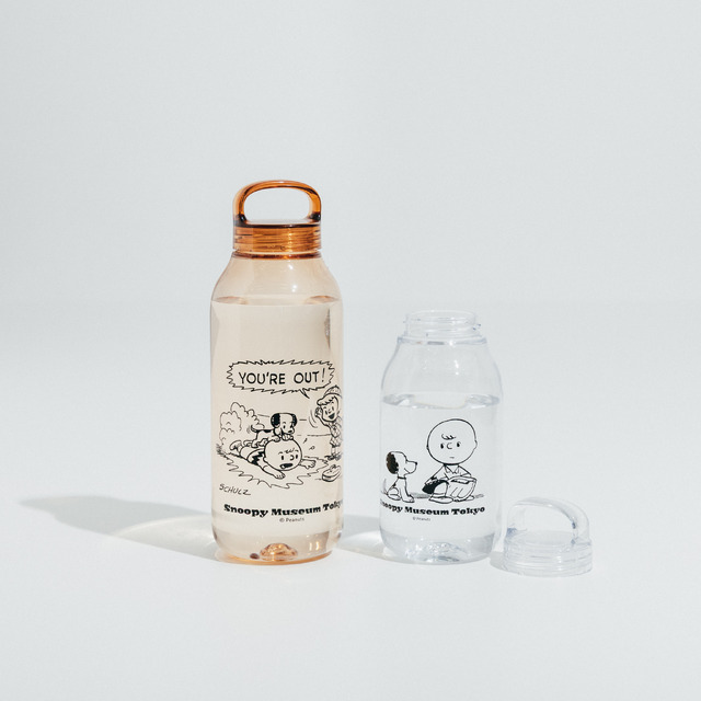 スヌーピーミュージアムのミュージアムショップグッズ「KINTO ウォーターボトル」（C）2025 Peanuts Worldwide LLC