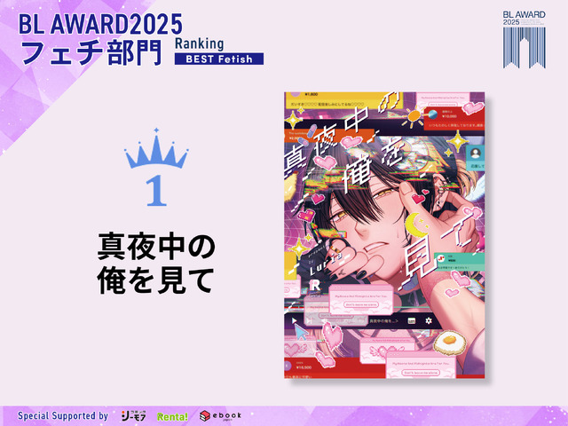 フェチ部門1位『真夜中の俺を見て』Luria
