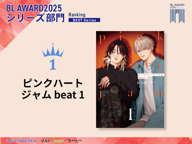 シリーズ部門1位『ピンクハートジャム beat 1』しっけ