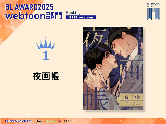 webtoon部門1位『夜画帳』Byeonduck