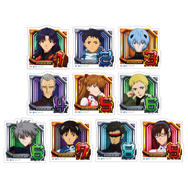 『ぱちんこ シン・エヴァンゲリオン』グッズ「ダイカットステッカー」（C）カラー
