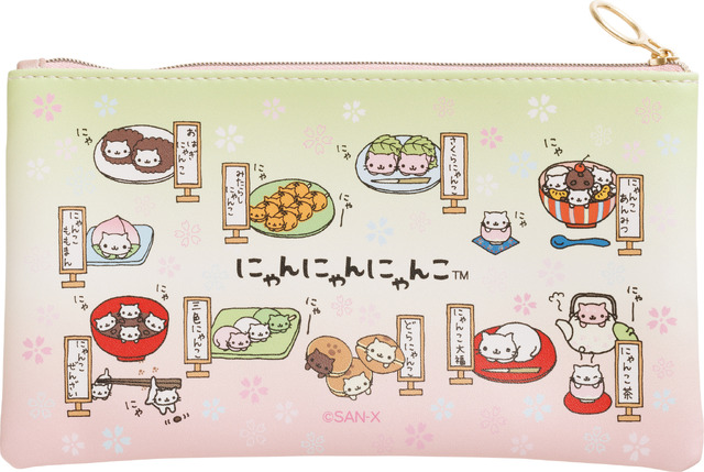 サンエックスキャラクターズ「クリアペンポーチ にゃんにゃんにゃんこ」（C）2025 SAN-X CO., LTD. ALL RIGHTS RESERVED.