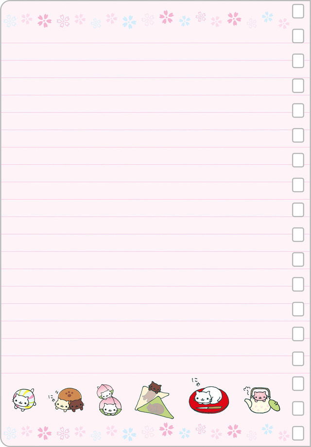 サンエックスキャラクターズ「B6SP ノート にゃんにゃんにゃんこ」（C）2025 SAN-X CO., LTD. ALL RIGHTS RESERVED.