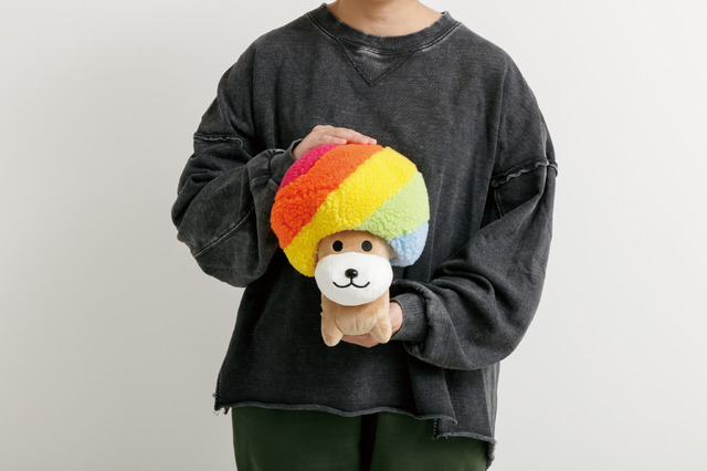 サンエックスキャラクターズ「ぎゅーっとぬいぐるみ アフロ犬」（C）2025 SAN-X CO., LTD. ALL RIGHTS RESERVED.