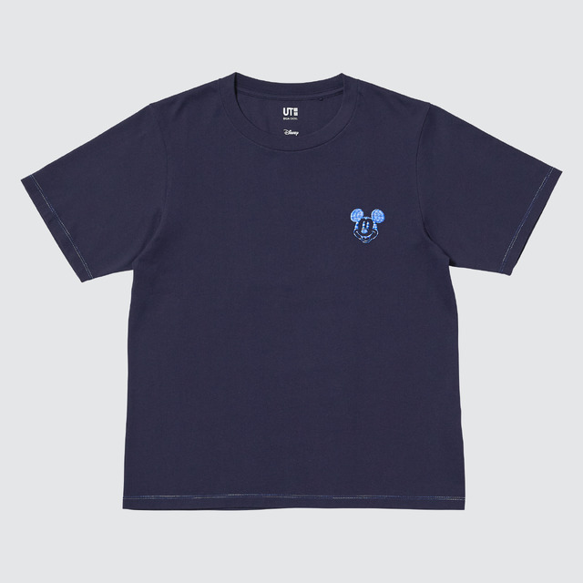 ユニクロ「WOMEN ディズニー イン ブルー UT」カラー：69 NAVY（C）Disney