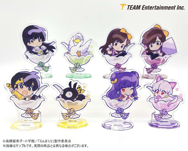 TVアニメ『らんま1/2』「ちゃぽんっ！　ちびキャラアクリルスタンド」（C）高橋留美子・小学館／「らんま1/2」製作委員会