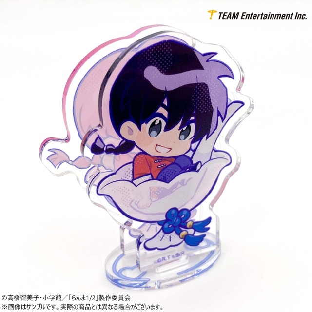 TVアニメ『らんま1/2』「ちゃぽんっ！　ちびキャラアクリルスタンド【早乙女乱馬】」（C）高橋留美子・小学館／「らんま1/2」製作委員会