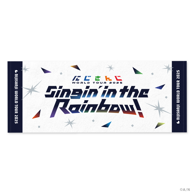 「にじさんじ WORLD TOUR 2025 Singin’ in the Rainbow！」タオル