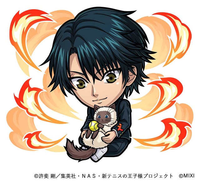 火属性 ★6　越前リョーマ＆カルピン　CV：皆川純子