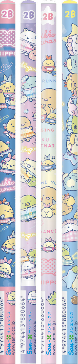 サンエックス「すみっコぐらし 鉛筆（2B・黒）（夢みるしっぽず）」全4種（C）2025 SAN-X CO., LTD. ALL RIGHTS RESERVED.