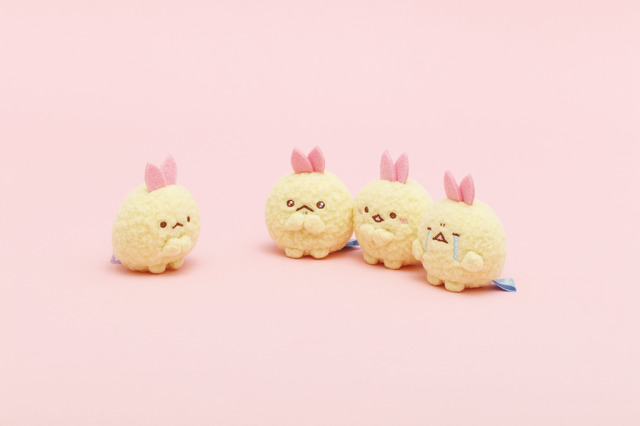 サンエックス「すみっコぐらし てのりぬいぐるみセット（夢みるしっぽず・えびてんのしっぽ）」使用例（C）2025 SAN-X CO., LTD. ALL RIGHTS RESERVED.