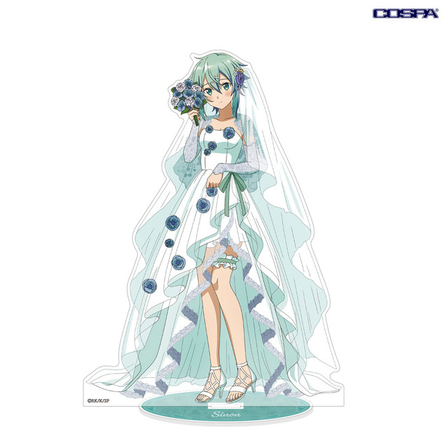 TVアニメ『ソードアート・オンライン』「描き下ろし シノン アクリルスタンド（大） ウェディングドレスVer. 」（C）2020 川原 礫/KADOKAWA/SAO-P Project