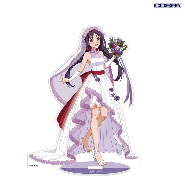 TVアニメ『ソードアート・オンライン』「描き下ろし ユウキ アクリルスタンド（大） ウェディングドレスVer. 」（C）2020 川原 礫/KADOKAWA/SAO-P Project
