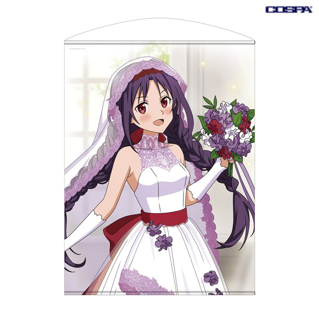 TVアニメ『ソードアート・オンライン』「描き下ろし ユウキ 100cmタペストリー ウェディングドレスVer. 」（C）2020 川原 礫/KADOKAWA/SAO-P Project