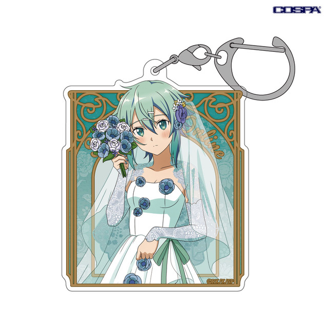 TVアニメ『ソードアート・オンライン』「描き下ろし シノン アクリルマルチキーホルダー ウェディングドレスVer. 」（C）2020 川原 礫/KADOKAWA/SAO-P Project
